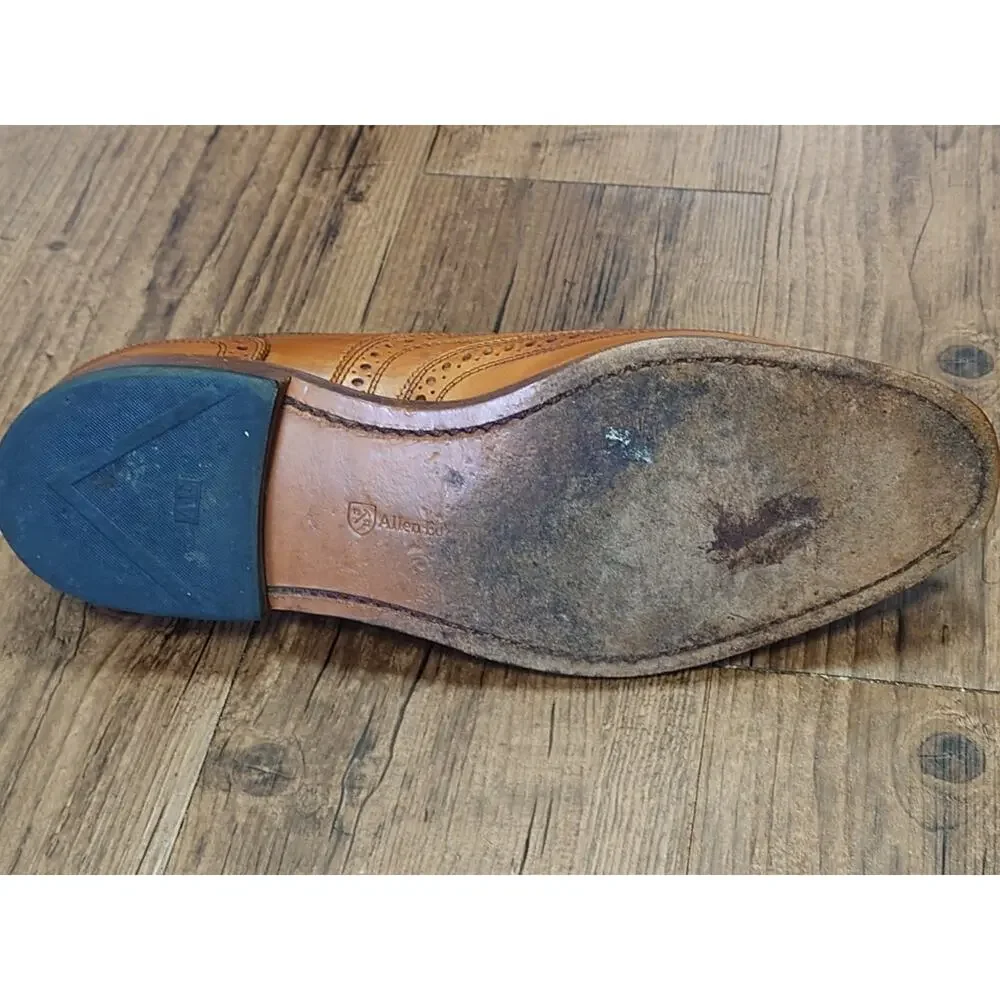 Allen Edmonds McAllister Leather Brogue Oxfords Dress Shoes Size 10.5 E